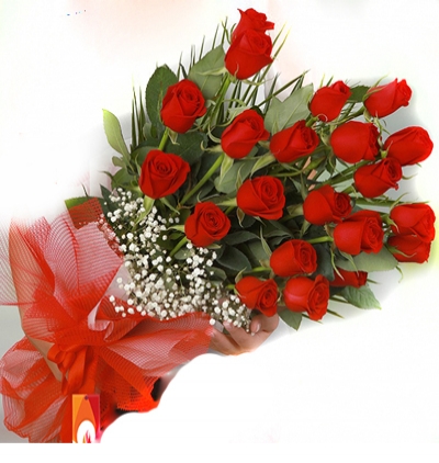 9 rote rosen 21 Roses Bouquet 