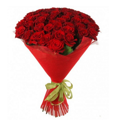 turkey flower delivery 41 red roses bouquet  