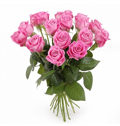12 red roses bouquet 15 Pink Roses Bouquet 