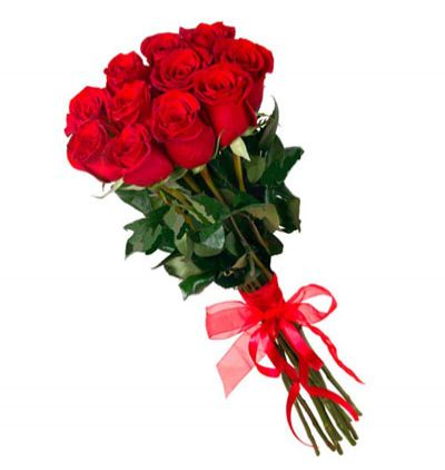 11 rote rosen bouquet  